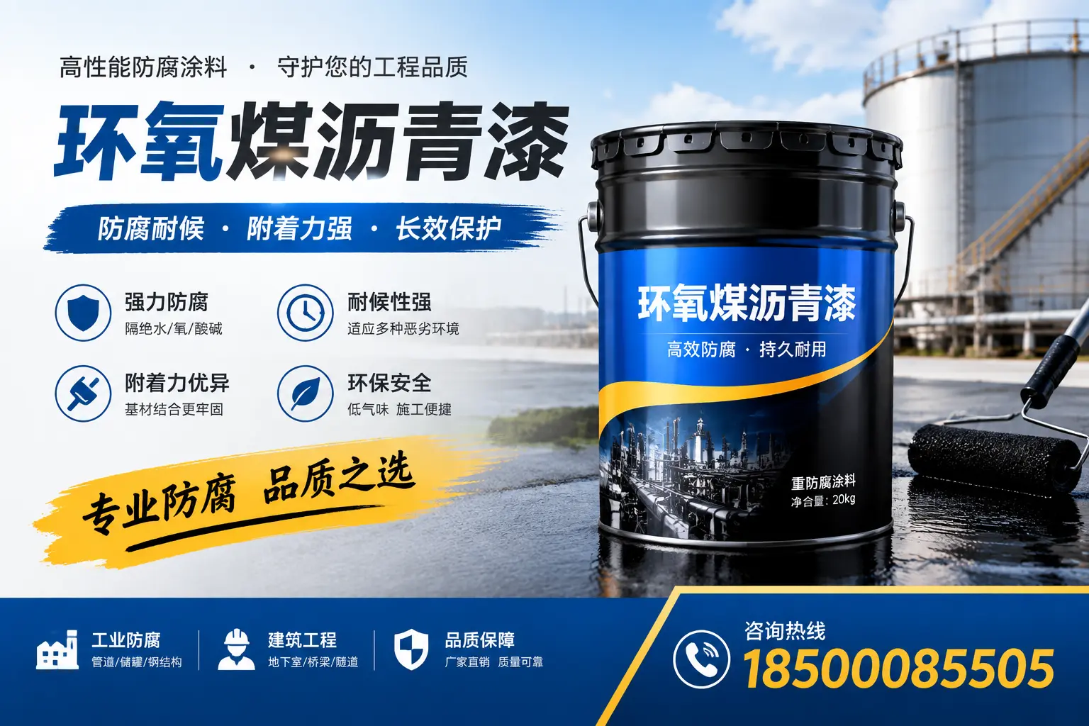 如何选择适合的环氧煤沥青漆?阿拉善市场选型指南